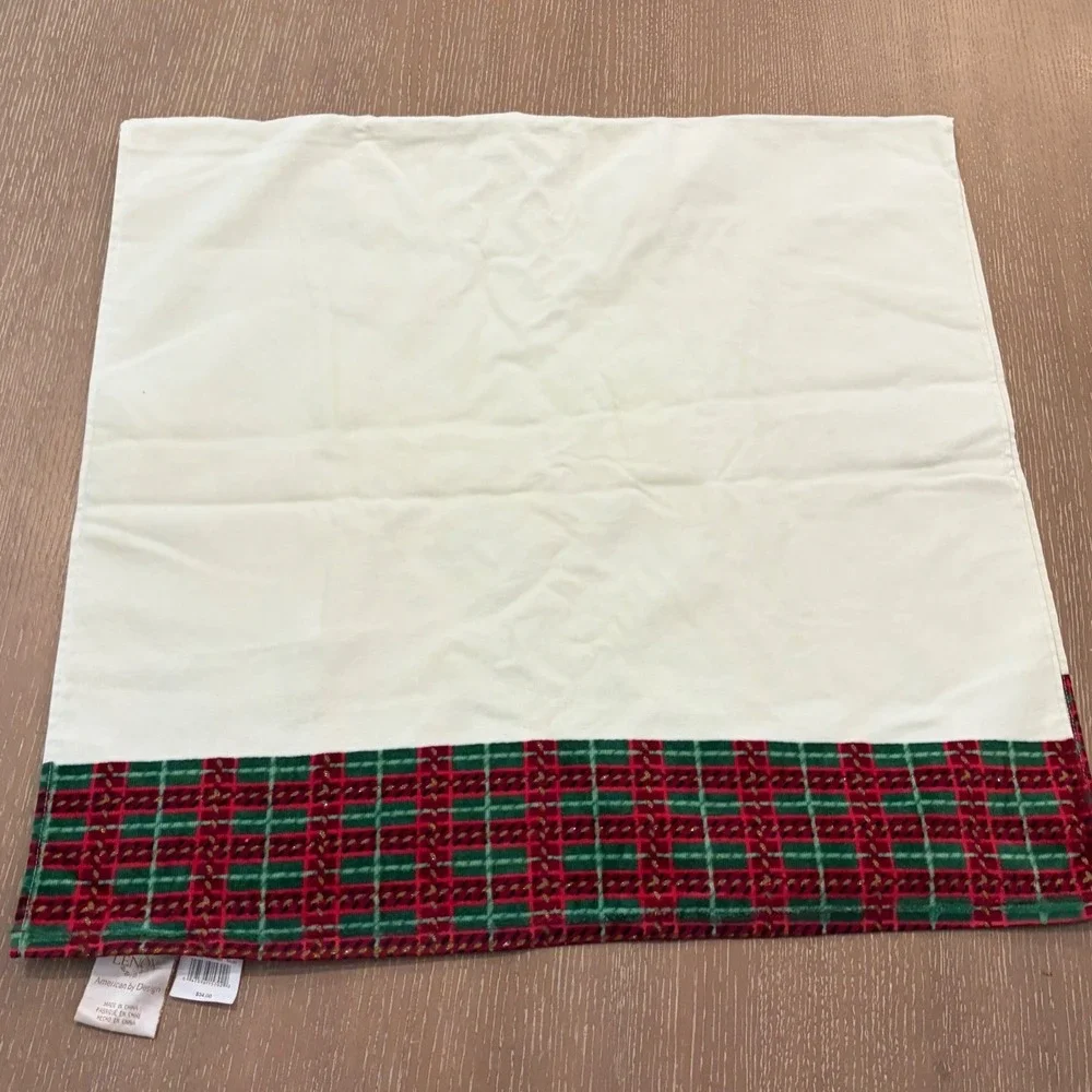 Lenox Holiday Nouveau Towel Set Lot 3pc 2 Bath Towels 1 Hand Towel Christmas NWT